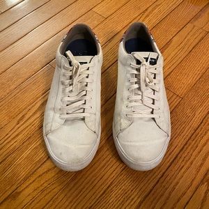 Cole Haan White Lace Up Sneakers